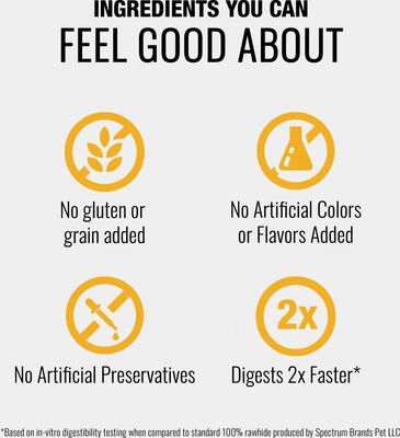 Long-Lasting Large Rolls Chicken Liver Flavor Rawhide Chew Dog Treats, 2 count