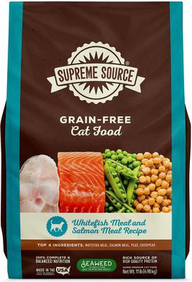 Whitefish Meal & Salmon Meal Grain-Free Dry Cat Food, 11-lb bag
