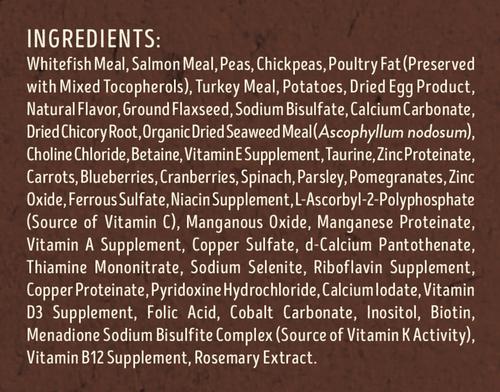 Whitefish Meal & Salmon Meal Grain-Free Dry Cat Food, 11-lb bag