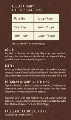 Whitefish Meal & Salmon Meal Grain-Free Dry Cat Food, 11-lb bag