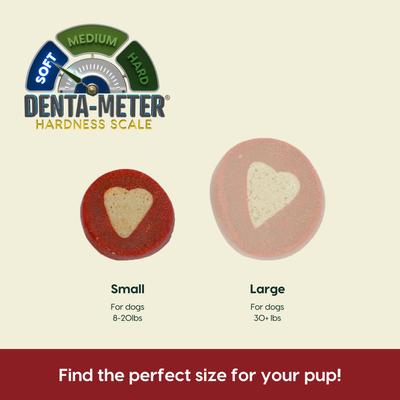 Soft Shield Protection+ Brushless Toothpaste Small Dental Dog Treats, 12-oz bag