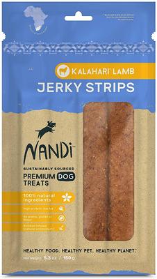 Kalahari Lamb Jerky Strips Dog Treats, 5.3-oz bag