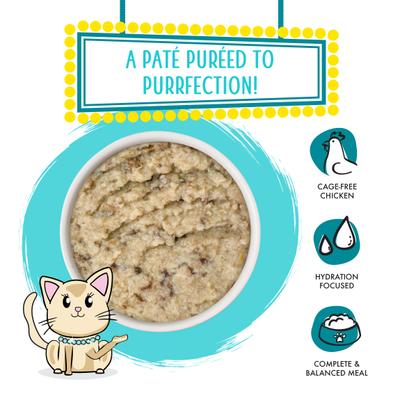 Slide N' Serve Family Food Chicken Breast Dinner with Tuna Pate Grain-Free Cat Food Pouches, 5.5-oz pouch, case of 12