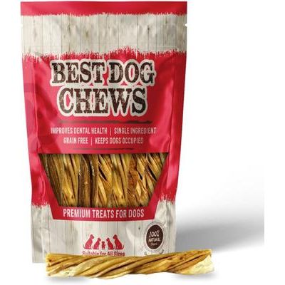 Masticables para perros con sabor a carne de res Tripe Twist de 5 pulgadas, 12 unidades