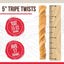 Tripe Twist Beef Flavored 5-in Dog Chews, 12 count