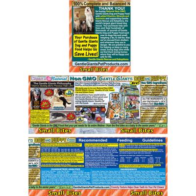 Natural Adult Non-GMO Grain-Free Salmon Small Bites Dry Dog Food, 3-lb bag