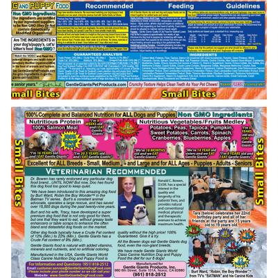 Natural Adult Non-GMO Grain-Free Salmon Small Bites Dry Dog Food, 3-lb bag