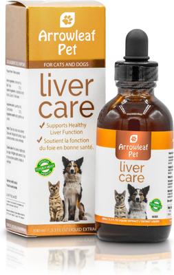 Liver Care Milk Thistle Detox Supplement for Cats & Dogs, 100-ml bottle