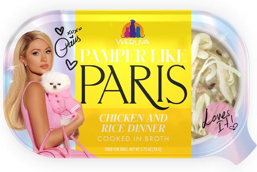 Variety Pack Non-GMO Chicken Dinner Shredded Wet Dog Food, 2.75-oz cup, case of 10