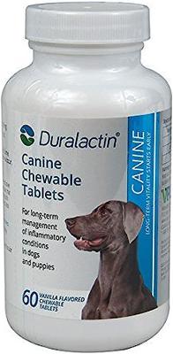 Canine Chewable Vanilla Flavored Tablet Dog Supplement, 60 count