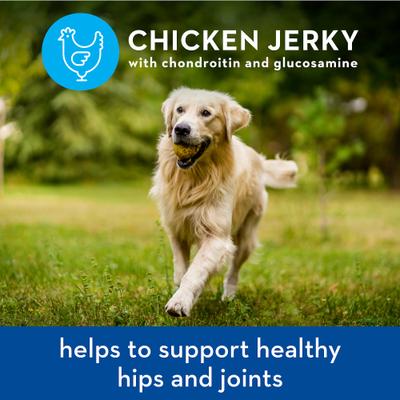 Chicken Jerky Hip & Joint Formula Human-Grade Jerky Dog Treats, 12-oz bag