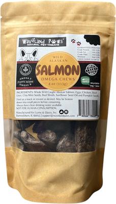 Omega Chews Salmon Grain-Free Dog Treats, 4-oz bag