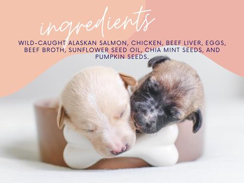 Omega Chews Salmon Grain-Free Dog Treats, 4-oz bag