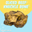 Sliced Beef Knuckle Bone Dog Treats, 6 count