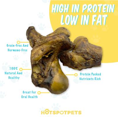 Sliced Beef Knuckle Bone Dog Treats, 6 count