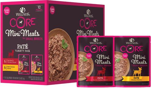 CORE Grain-Free Small Breed Mini Meals - Alimento para perros con paté de pollo, 3 oz (paquete de 12)