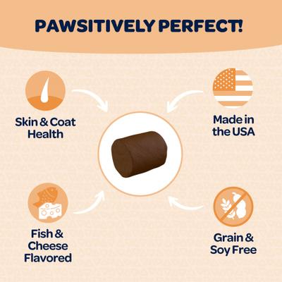 Skin & Coat Omega-3 Dog Supplement, 90 Count