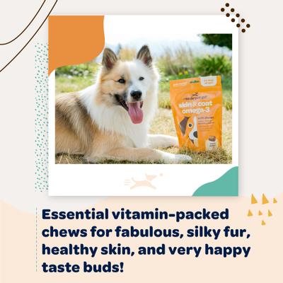 Skin & Coat Omega-3 Dog Supplement, 90 Count