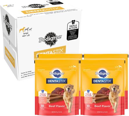 Dentastix Bacon Flavor Large Dental Dog Treats, 64 count