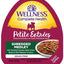 Complete Health Petite Entrees Alimento húmedo para perros adultos de razas pequeñas sin cereales con pollo, pavo, zanahorias y judías verdes trituradas, taza de 3 oz, caja de 12
