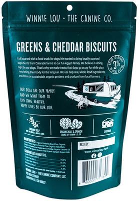 Greens & Cheddar Pretzels Crunchy Dog Treats, 4-oz bag