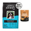 Bundle: American Journey Salmon & Sweet Potato Dry Dog Food + Peanut Butter Recipe Dog Treats