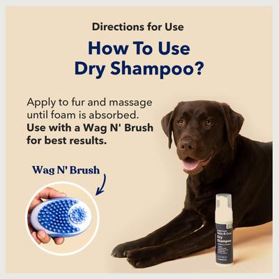 Hydrating Skin & Coat Waterless Dog Shampoo, 6.3-fl oz bottle