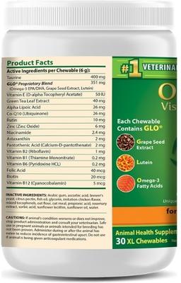 Ocu-GLO X-Large Soft Chews Dog Supplement, 30 count