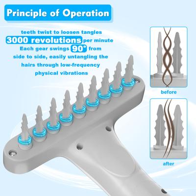 Electric Detangling Brush for Dogs & Cats