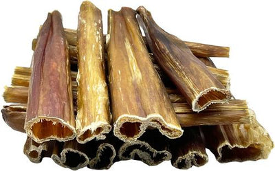 Golosinas para perros con palitos de vejiga de res de 6 pulgadas, 6 unidades