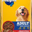 Bundle: Dog Food & Treats Starter Pack - Pedigree Steak & Vegetable Dry Food, Beef & Chicken Canned Food, Chicken Dental Treats