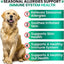 Itch & Allergy Relief with Probiotics & Omega-3 Fish Oil Chicken Flavored Chew Supplement for Dogs, 120 count