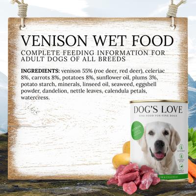 Super Premium Natural Single Protein Limited Ingredient Adult Classic Venison Canned Dog Food, 14.1-oz can, 6 count