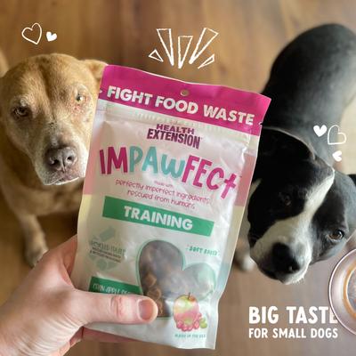 Impawfect Cranberry & Apple Flavored Soft & Chewy Training Dog Treats, 4-oz bag