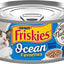 Ocean Favorites Meaty Bits Salmon, Shrimp & Brown Rice Wet Cat Food, 5.5-oz can, case of 24