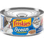 Comida húmeda para gatos Ocean Favorites Meaty Bits con salmón, camarones y arroz integral, lata de 5.5 oz, caja de 24