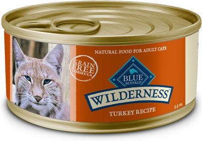 Wilderness Turkey Grain-Free Canned Cat Food, 5.5-oz, case of 24