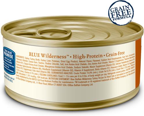 Wilderness Turkey Grain-Free Canned Cat Food, 5.5-oz, case of 24
