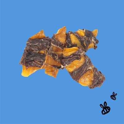 ! Mango Jerky Natural Honey Coated Buffalo & Mango Grain-Free Dog Treats, 5.29-oz bag