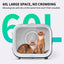 AirSalon Max Pro Small Dog & Cat Grooming Dryer Box, White