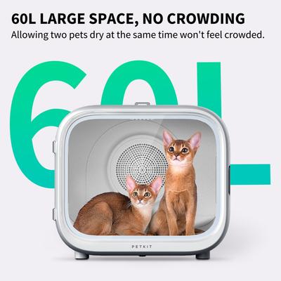 AirSalon Max Pro Small Dog & Cat Grooming Dryer Box, White