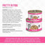 Truluxe Pretty In Pink Salmon in Gravy - Alimento húmedo para gatos sin cereales, 3 oz, caja de 24