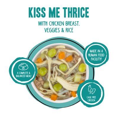 Best Fido Friend Fun Size Meals Kiss Me Thrice Wet Dog Food, 2.75-oz cup, case of 12