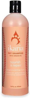 Nourish & Repair Bergamont & Ginger Scent with Argan Oil Dog & Cat Shampoo, 16-fl oz bottle