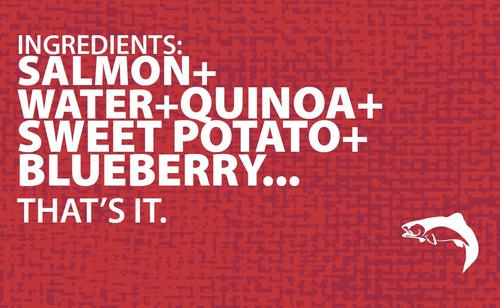 ¡Eso es todo! Alimento enlatado para perros sin cereales con salmón salvaje, 355 g (caja de 12)