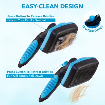 Self Cleaning Dog Slicker Brush