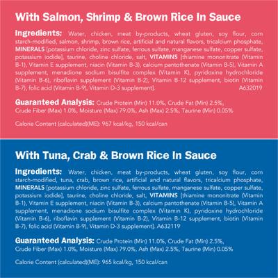 Ocean Favorites Variety Pack Salmon & Tuna Natural Wet Cat Food, 5.5-oz can, case of 24
