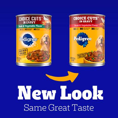 Bundle: Pedigree Choice Cuts in Gravy Steak & Vegetable Flavor + Country Stew Canned Dog Food