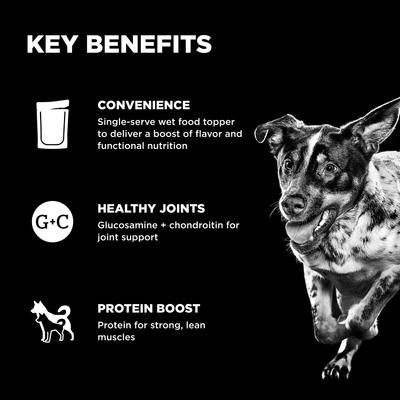 Booster Joint Care Minced Chicken with Gravy Wet Dog Food, 2.8-oz pouch, 12 count