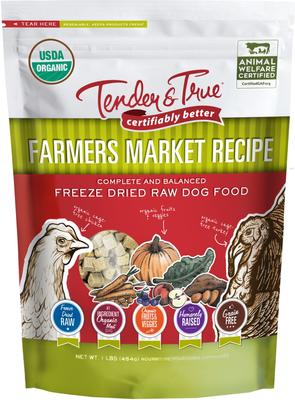Farmers Market Recipe Freeze-Dried Raw Dog Food, 1-lb bag
